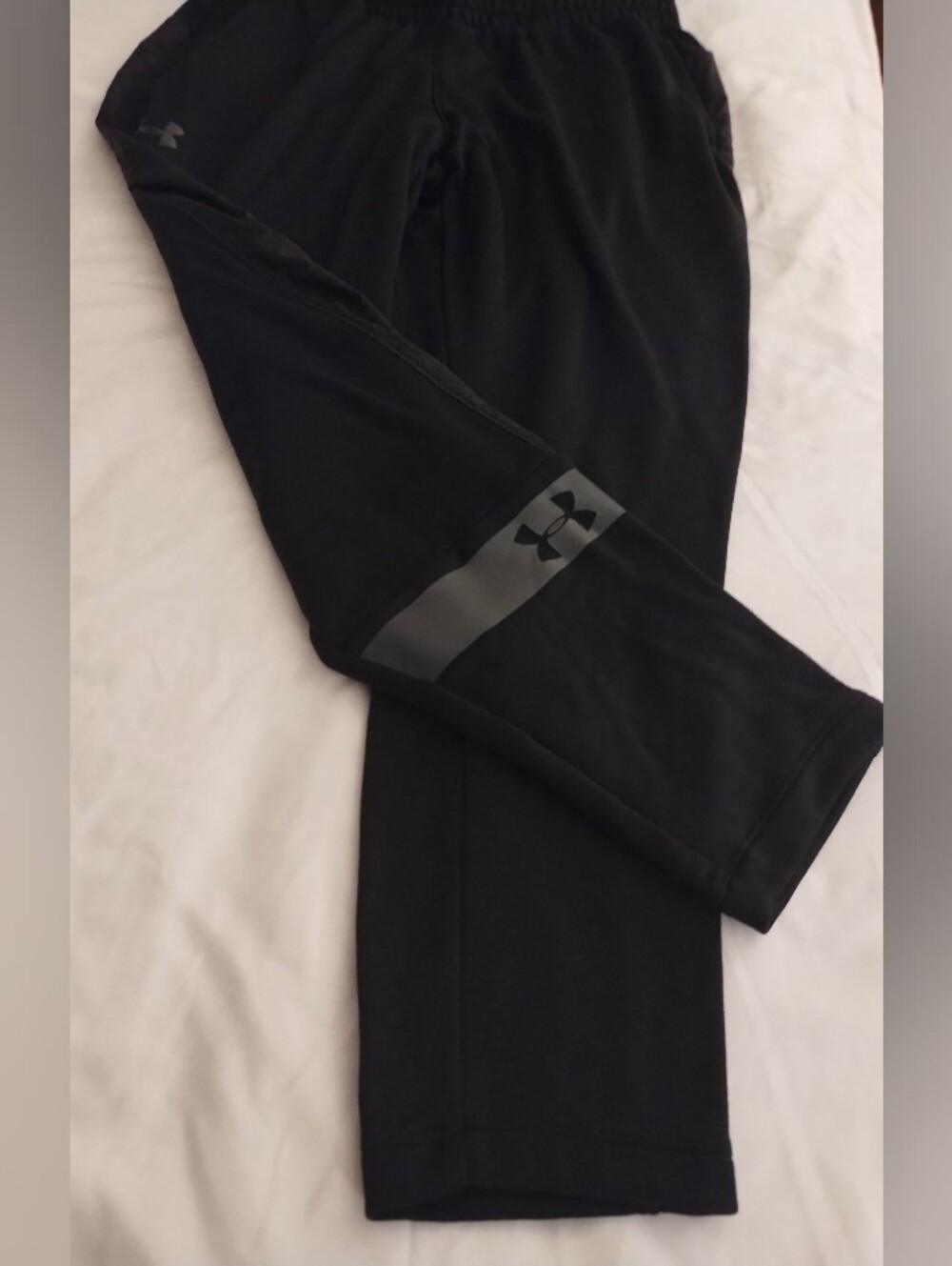 Under Armour Men's Black Jogger Sweatpants with Reflective Accent